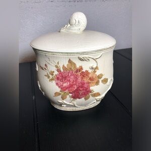 Vintage Croscill Serenity Dish Roses Bathroom Or Use In any Room